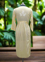 rear view of naira cut chikankari top