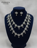 Statement antique silver jewellery set with emerald green stones – jewellery store on Ealing Road Wembley