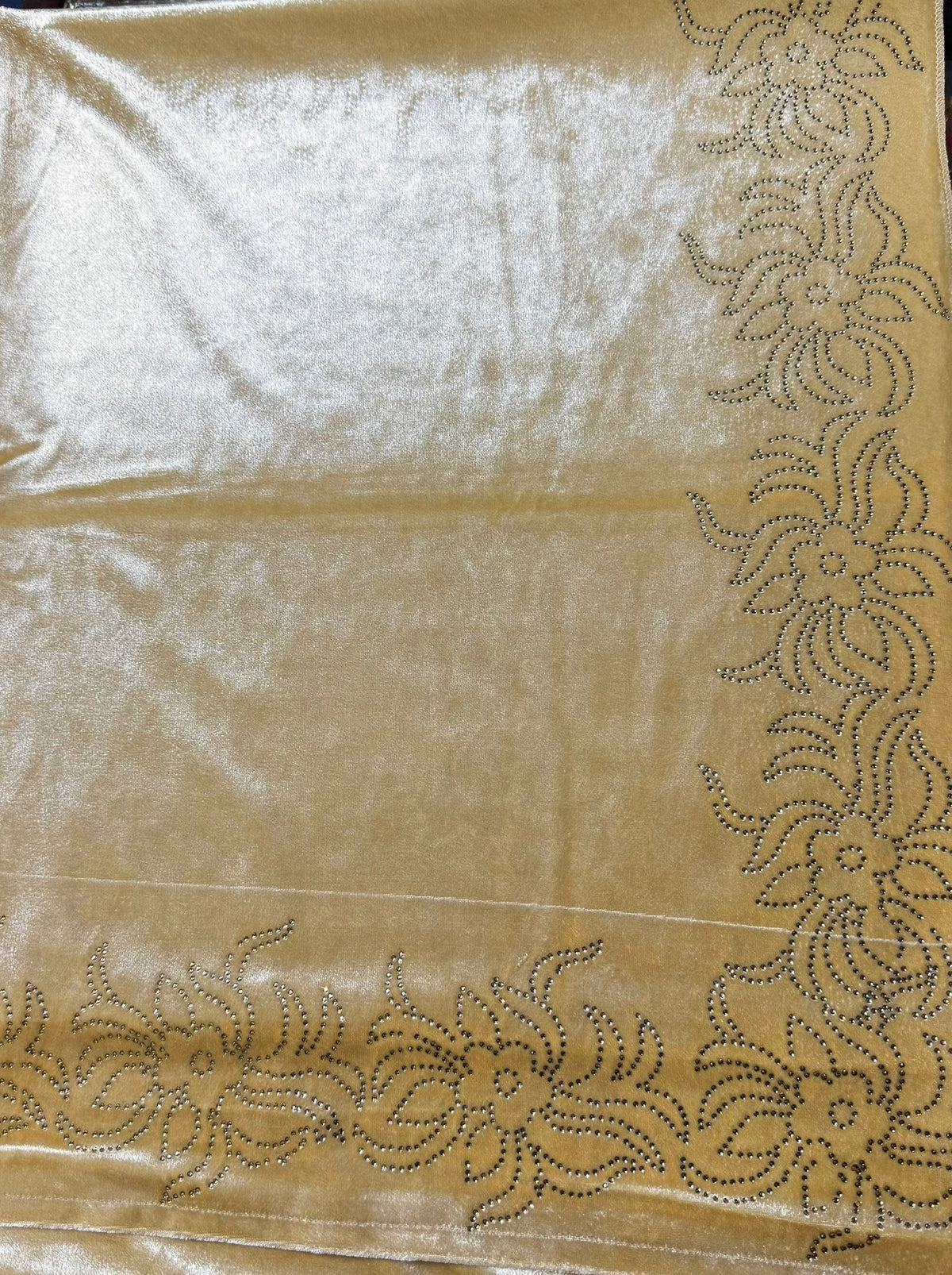 Exquisite Velvet stole with Swarovski work| Elegance for Winter – Famaza Couture