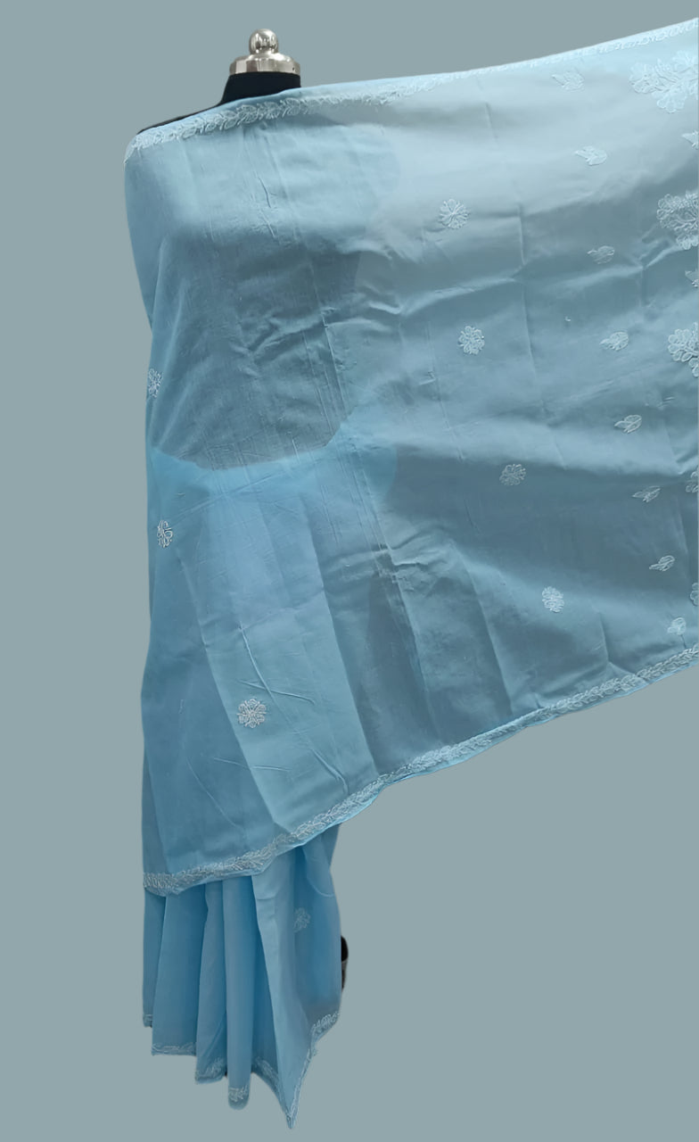 Cotton chikankari saree– Elegant Ethnic Wear