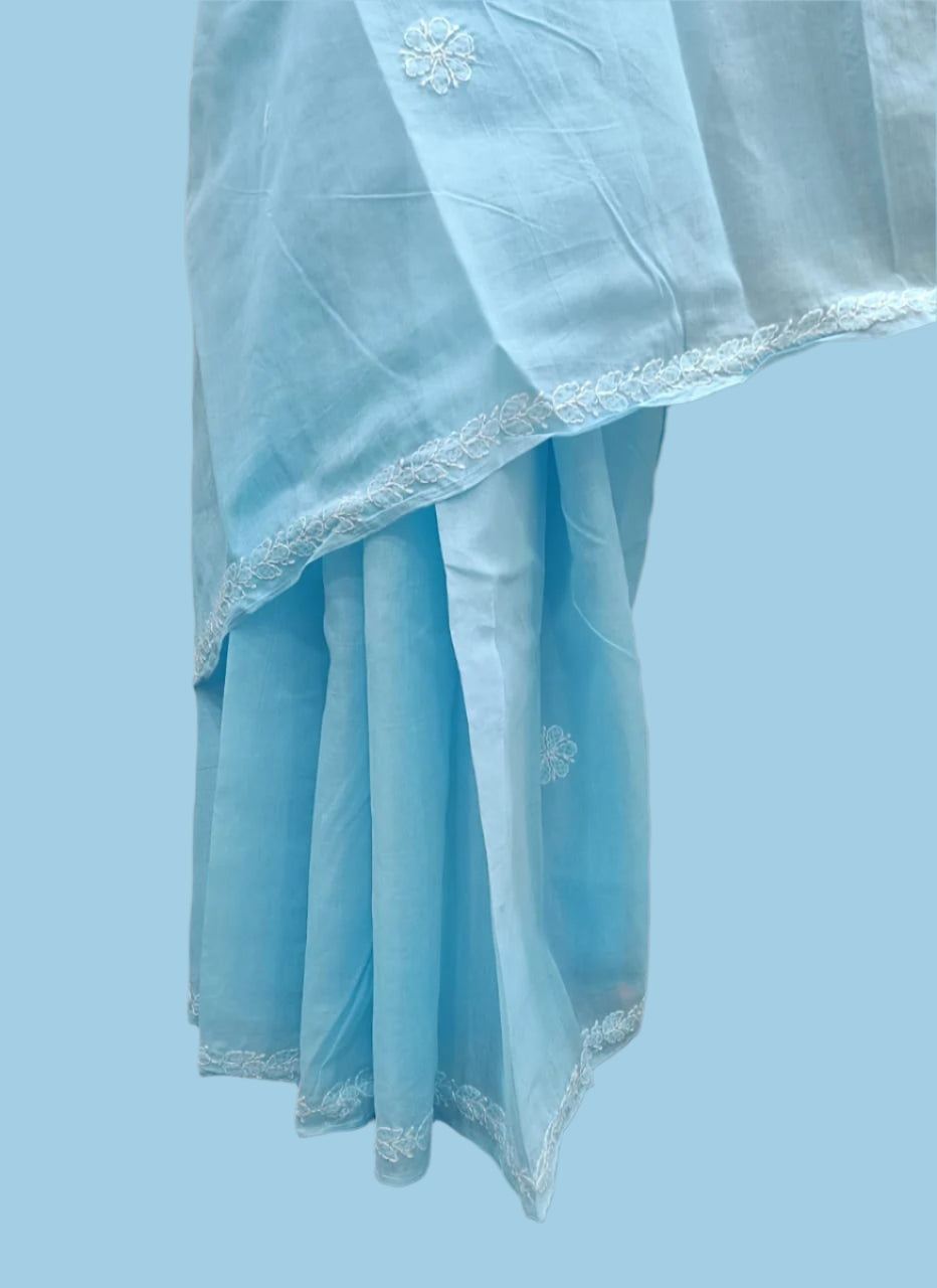Cotton chikankari saree– Elegant Ethnic Wear
