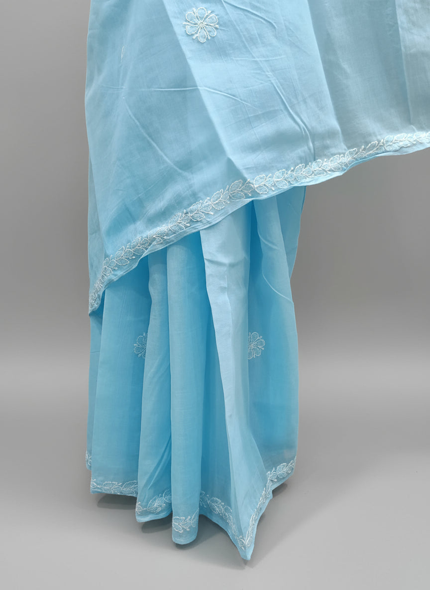 Cotton chikankari saree– Elegant Ethnic Wear