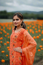 three piece ethnic suit for women