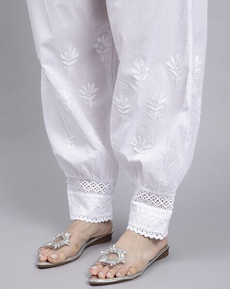 Afghani Loose Fit Salwar Pants for Women – Comfortable Cotton Ethnic Trousers | Famaza Couture