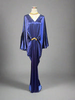 Khurshid Batwing Velvet Kaftan dress