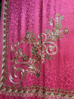 Kashmiri Aari Embroidered Marina Scarf | Handcrafted Shawl – Famaza Couture