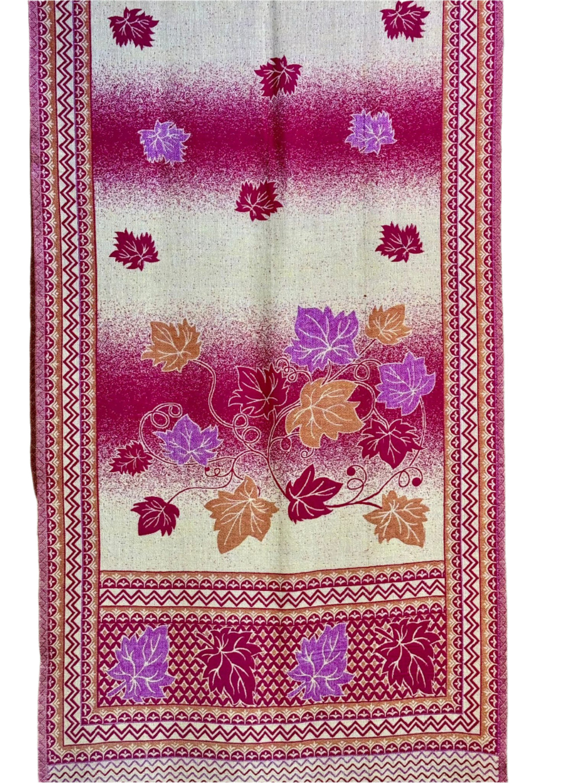 Kashmiri Woollen Weaved Scarf | Double-Sided Elegance for Winter – Famaza Couture