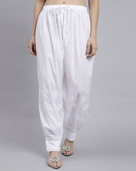 Afghani Loose Fit Salwar Pants for Women – Comfortable Cotton Ethnic Trousers | Famaza Couture