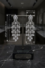 Empress Cascading Waterfall Chandelier Earrings