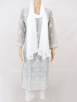 White Chiffon Two Side Lace Dupatta