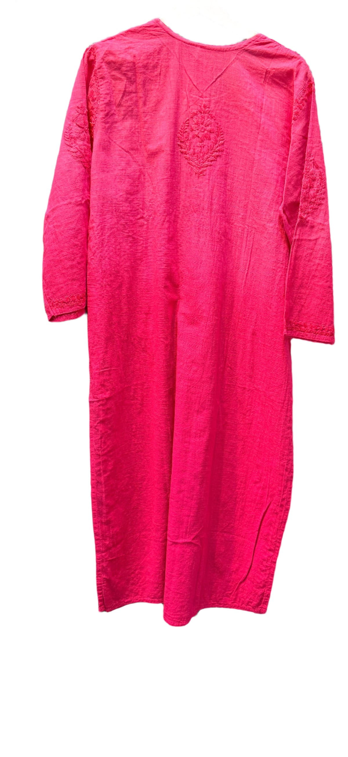 Khadi Chikankari Kurti - Famaza Couture