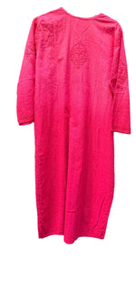 Khadi Chikankari Kurti - Famaza Couture