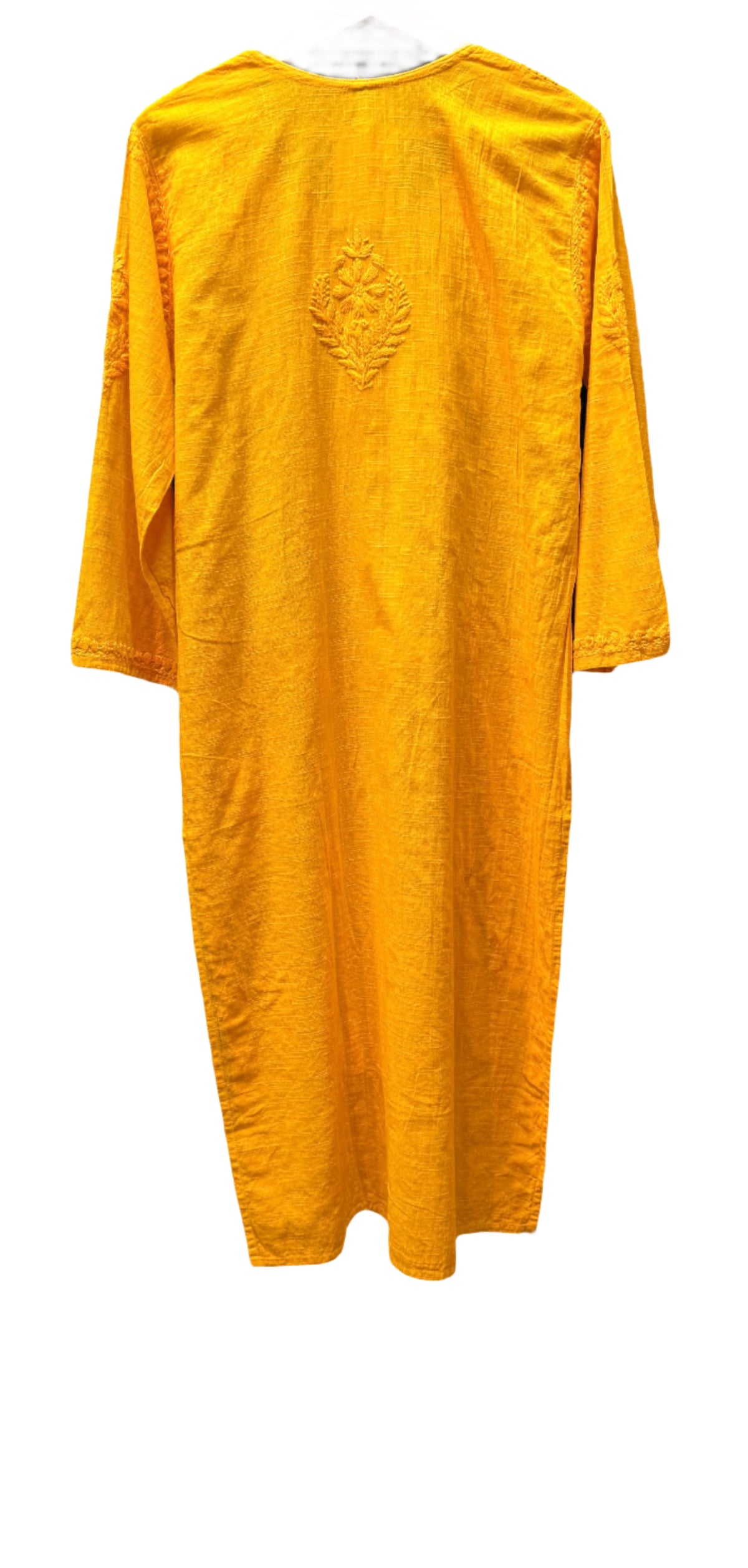 Khadi Chikankari Kurti - Famaza Couture