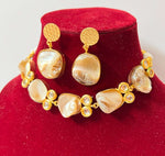 Baroque Pearl Choker necklace set | Elegant Bridal Jewellery – Famaza Couture