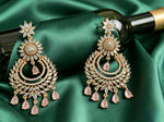 Empress Rose Gold American Diamond Chaand Bali Earrings