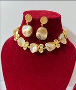 Baroque Pearl Choker necklace set | Elegant Bridal Jewellery – Famaza Couture