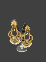 Chandbali earrings/Golden Finish Earrings