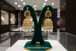 Royal Monalisa Stone & Coin Golden Earrings | Bridal & Partywear Wembley