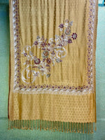 Kashmiri Aari Embroidered Marina Scarf | Handcrafted Shawl – Famaza Couture