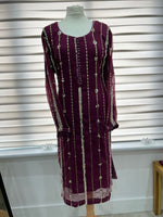 Party Wear Dress - Shan-e-Sheeba - Lilac