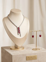 The Royal Crimson Emerald-Cut Statement Set