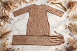 The Chandni Nazakat 3D Chikankari Modal Muslin Silk Set