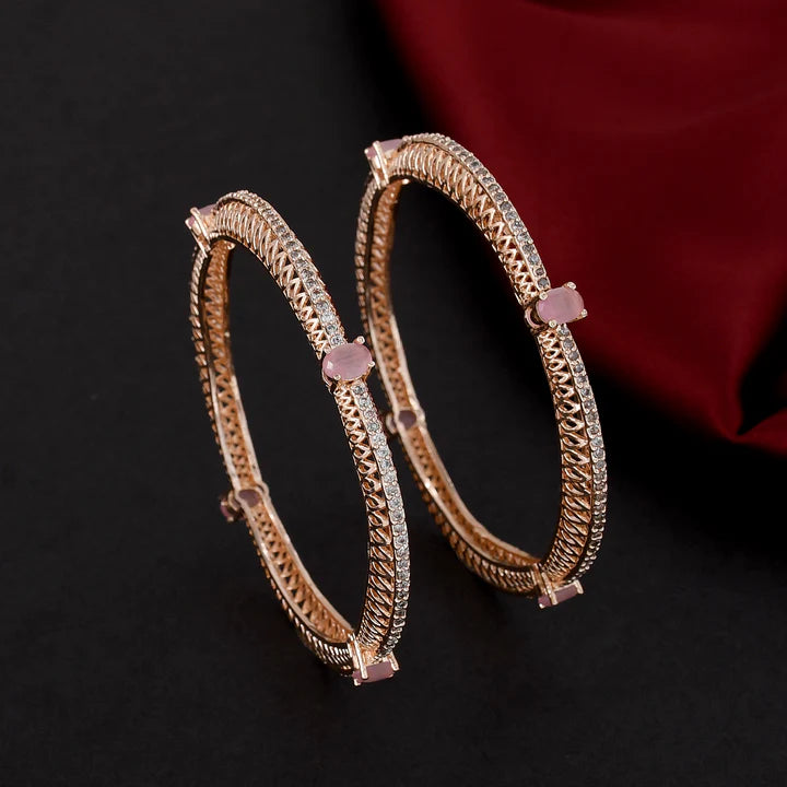 AD Bangle Square-Cut Cluster Luxury Bracelet