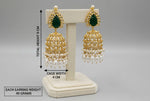 Royal Monalisa Stone & Coin Golden Earrings | Bridal & Partywear Wembley