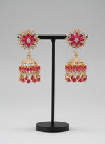 American diamond mini jhumka earrings – festive wear women’s earrings.