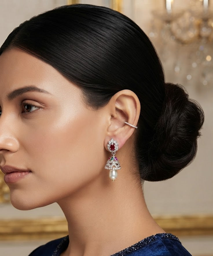American diamond earrings 