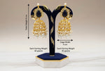 Royal Monalisa Stone & Coin Golden Earrings | Bridal & Partywear Wembley