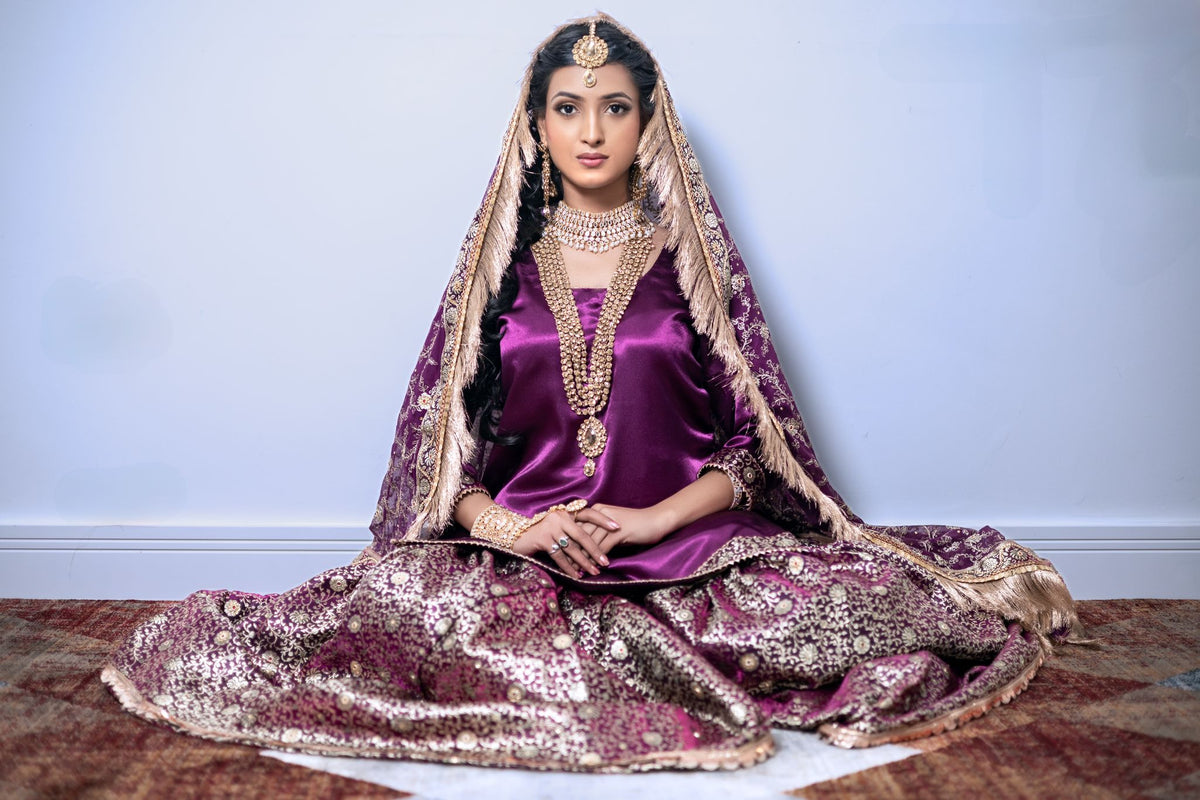 bridal Nikah gharara dress
