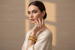 Golden Bridal Bracelet with Bells - Luxury Wedding Jewellery London