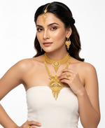 Gold plated bridal jewellery set 
