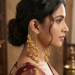 Gold Plated Ear Cuffs & Earrings | Party & Bridal Accessories – Famaza Couture