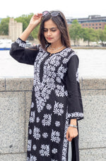 Chikankari Kurta/Shirt/Top Petal Floral Border