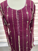 Party Wear Dress - Shan-e-Sheeba - Lilac