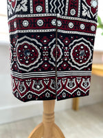 Traditional Ajrak Sindhi Kurta/Dress - Maroon