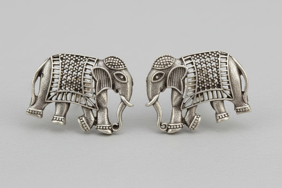 Handmade Oxidised Jewellery for Women - Traditional Earrings UK