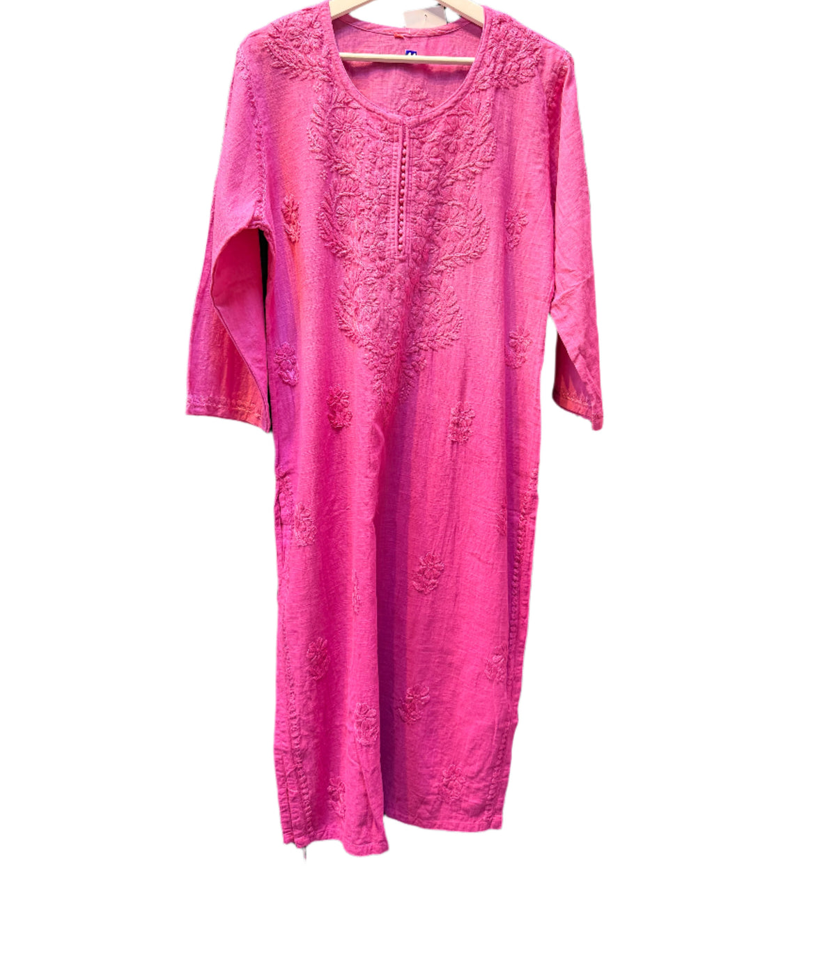 Pink Chikankari kurti