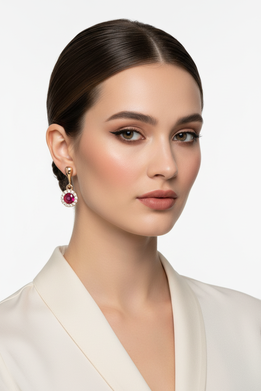 Rose Gold Plated Earrings for Women | Lightweight Hypoallergenic Wedding & Party Jewellery UK