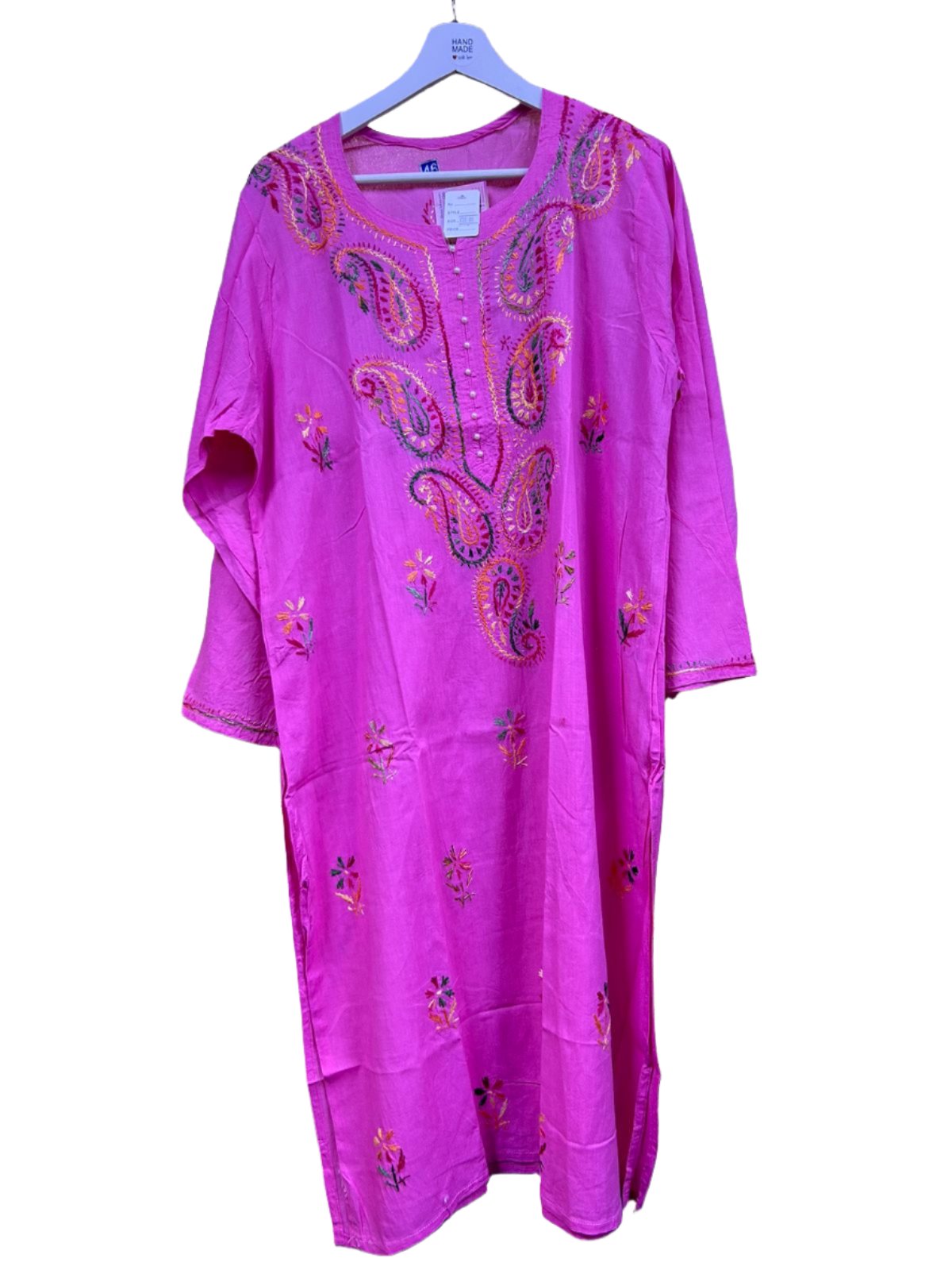 Chikankari Kurta/Shirt/Top Floral Coloured