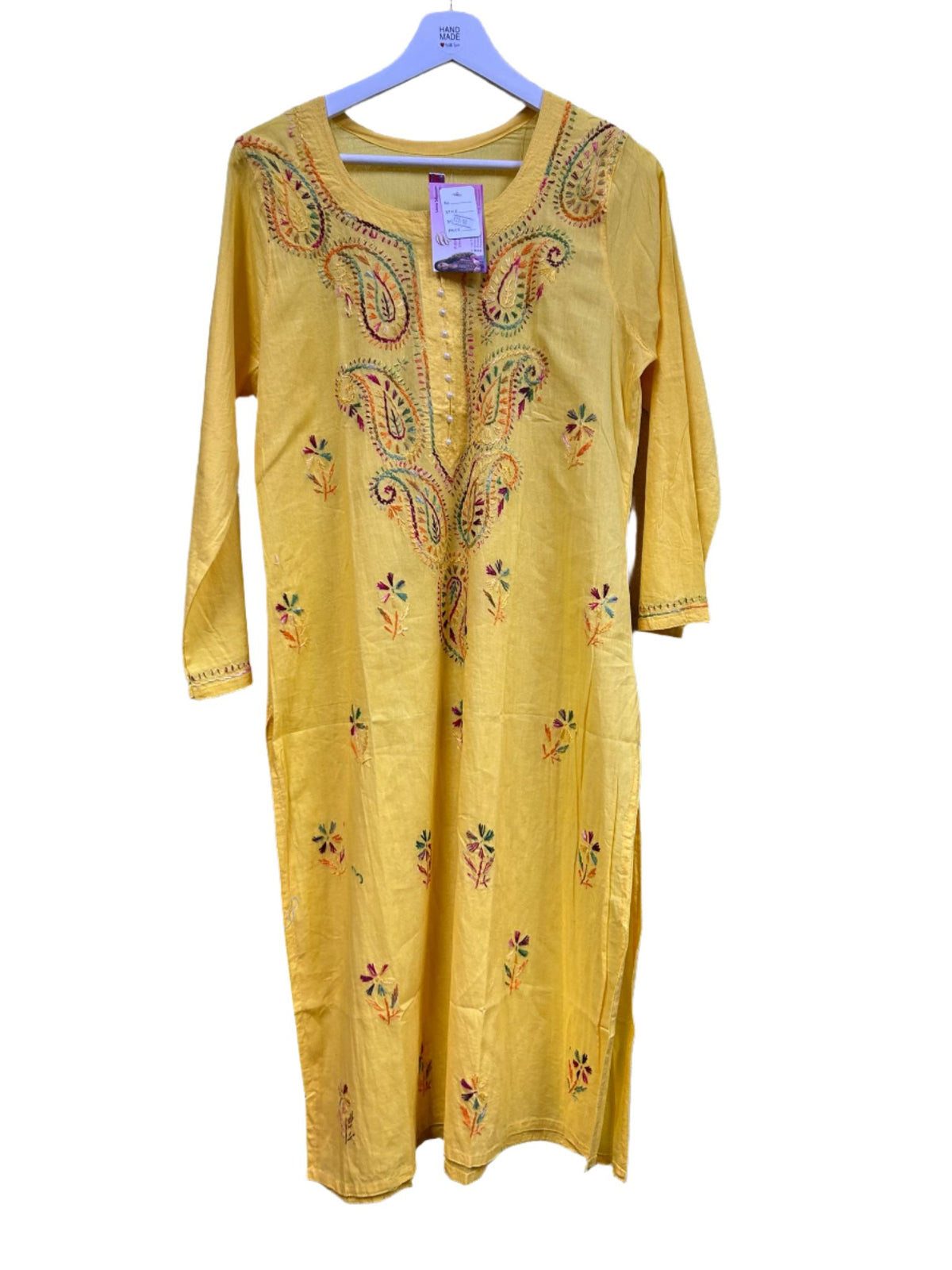 Chikankari Kurta/Shirt/Top Floral Coloured