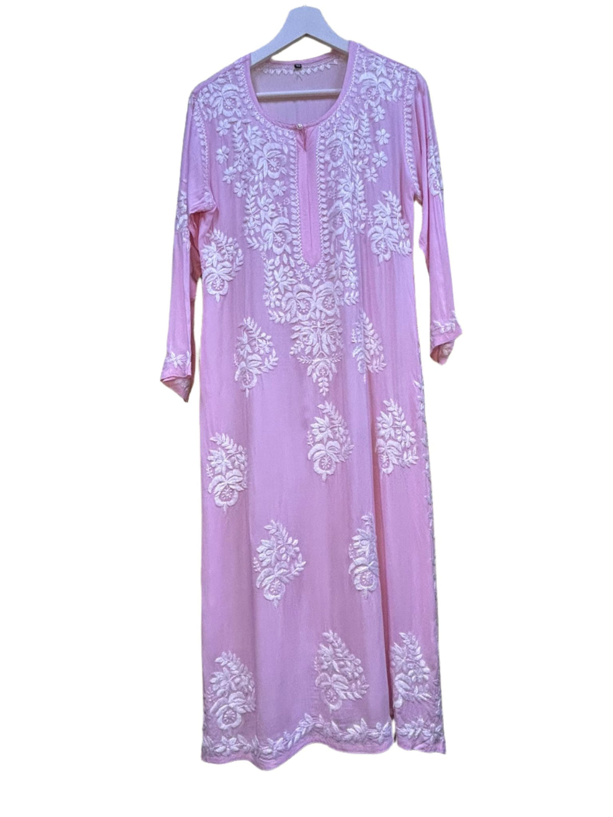 Chikankari Kurta/Shirt/Top Rose Floral Mid