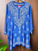 Chikankari Short Kurta/Shirt/Top - Plus sizes