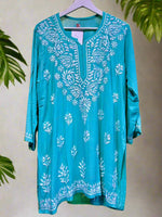 Chikankari Short Kurta/Shirt/Top - Plus sizes