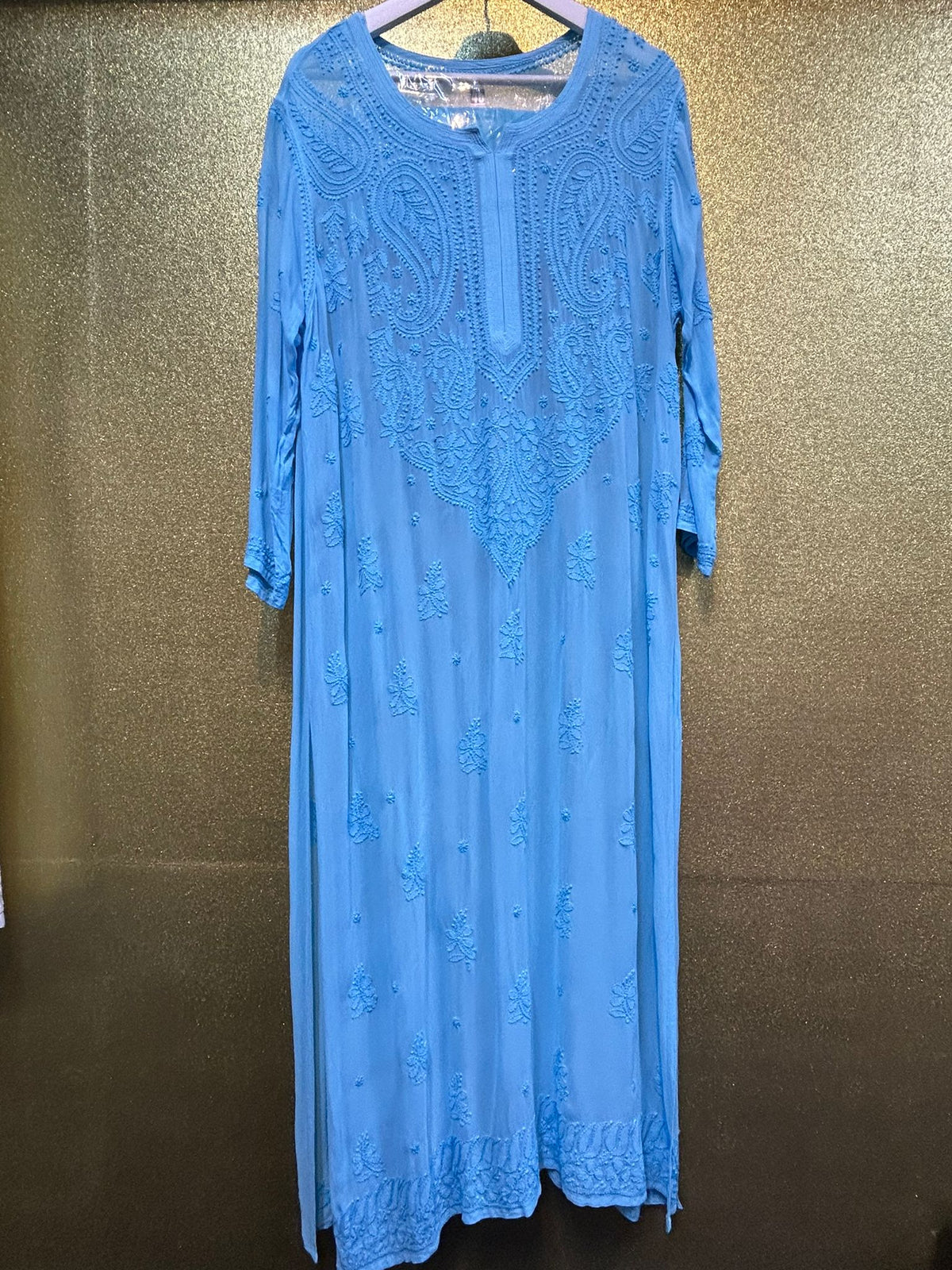 Chikankari Kurta/Shirt/Top - Viscose