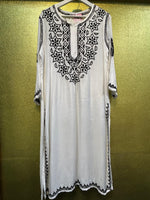 Chikankari Kurta/Shirt/Top - Modal Silk