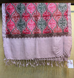 Kashmiri embroidered Scarf | Handcrafted Luxury Shawl & Stole – Famaza Couture