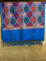 Kashmiri embroidered Scarf | Handcrafted Luxury Shawl & Stole – Famaza Couture